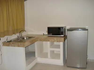 Una cocina o zona de cocina en EMS Hoteles Boca del Río