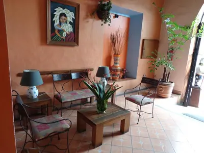 Zona de estar de Hotel Posada San Jerónimo
