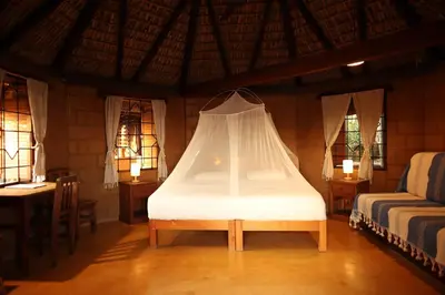 Zona de estar de LA LOMA LINDA, Bungalows, Yoga and Feldenkrais, STARLINK INTERNET