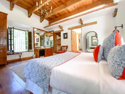 Cama o camas de una habitación en Molino de los Reyes