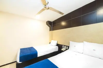 Cama o camas de una habitación en Hotel Kapu, Puebla