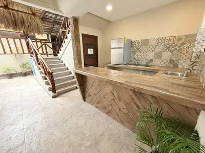 Una cocina o zona de cocina en Hotel Casa-Noria Acapulco