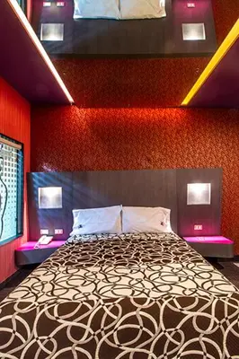 Cama o camas de una habitación en HOTEL ZARAGOZA INN BOUTIQUE