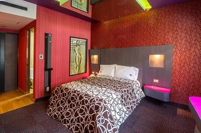 Cama o camas de una habitación en HOTEL ZARAGOZA INN BOUTIQUE