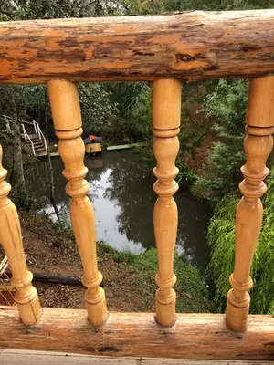 Vista de un río cerca de este camping