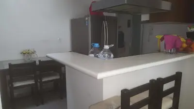 Una cocina o zona de cocina en Division del Norte Rooms