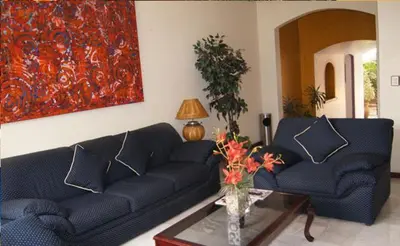 Zona de estar de Suites Colibri