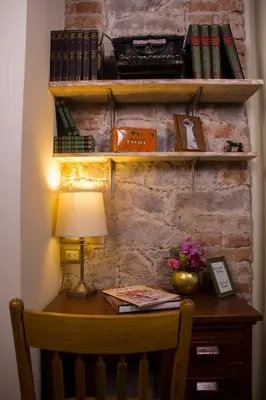 Biblioteca en el bed & breakfast