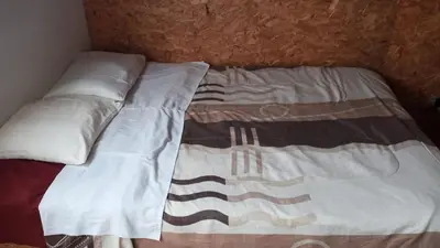Cama o camas de una habitación en La casa del nenufar