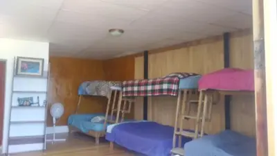 Cama o camas de una habitación en La casa del nenufar