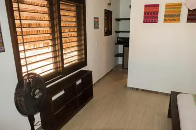 Zona de estar de Cabañas Amaia