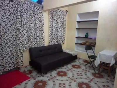 Zona de estar de Hospedaje Casa Cortés - Recamaras de Descanso en Tepoztlán Mor