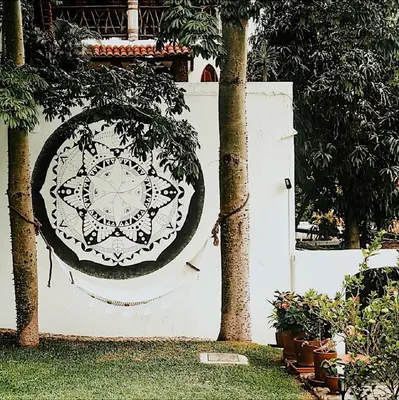 Jardín al aire libre en Casa de Olas Boutique Hotel