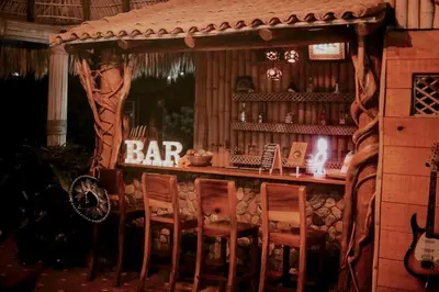 El salón o zona de bar de Casa de Olas Boutique Hotel