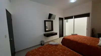 Cama o camas de una habitación en LAS OLAS
