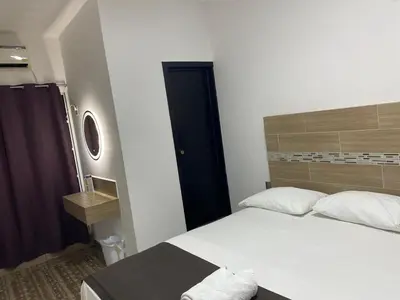 Cama o camas de una habitación en DON CELES