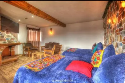 Zona de estar de Hotel Posada El Camino