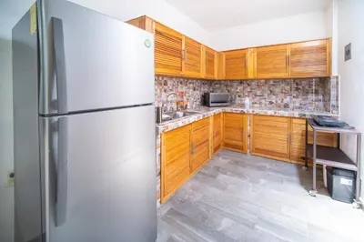Una cocina o zona de cocina en Casa nueva y moderna en Juchitán