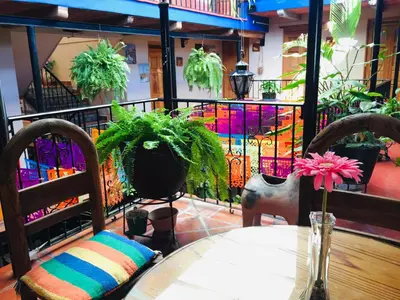 Un balcón o terraza de Hotel Cazomalli Oaxaca