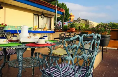 Un balcón o terraza de Hotel Cazomalli Oaxaca