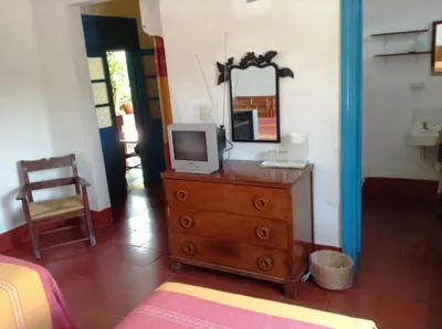 Cama o camas de una habitación en Hotel Santa Prisca