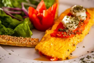 Comida en o cerca de este hostal o pensión