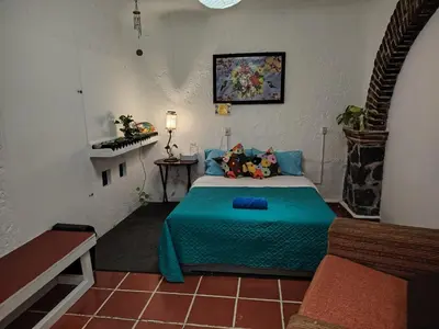 Cama o camas de una habitación en Hostal México Airport CDMX