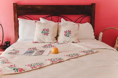 Cama o camas de una habitación en Hotel San Jorge