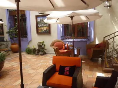 Zona de estar de Hotel Trébol