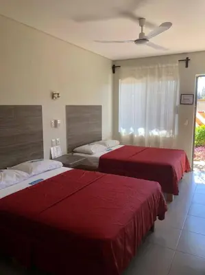 Cama o camas de una habitación en Hotel Guivá San Pablo