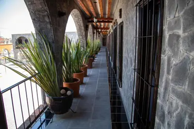 Un balcón o terraza de Hotel Vitorina Cholula