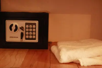 Cama o camas de una habitación en Hospedaje Donaji