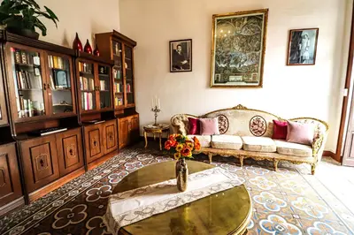 Zona de estar de Quinta Alhóndiga Galindo Hotel Boutique