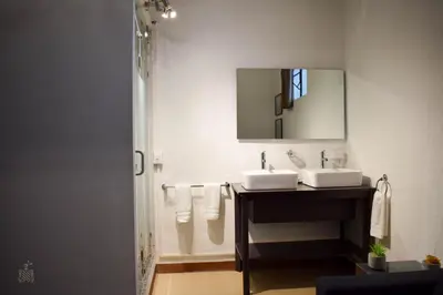 Un baño de Quinta Alhóndiga Galindo Hotel Boutique
