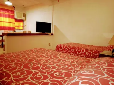 Cama o camas de una habitación en Hotel Calendas