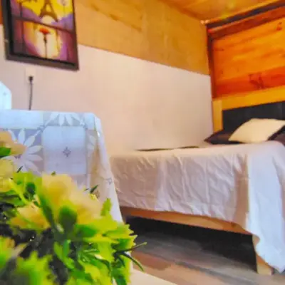 CABAÑA tipo habitación con PALAPA y Asador Planta Alta en Zacatlán