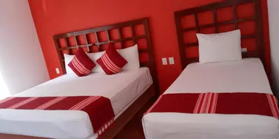 Cama o camas de una habitación en Hotel D Abril