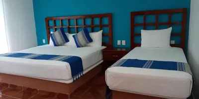 Cama o camas de una habitación en Hotel D Abril