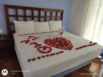Cama o camas de una habitación en Hotel D Abril