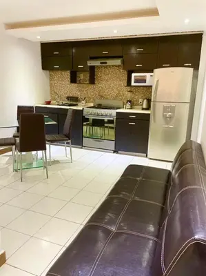 Una cocina o zona de cocina en Hotel acapulco y suites mediterrane