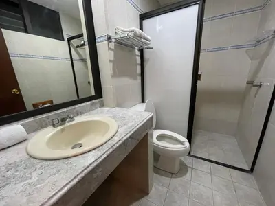 Un baño de Hotel Boutique Tehuacan