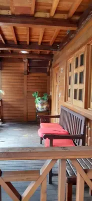 Zona de estar de Cabañas La Finca
