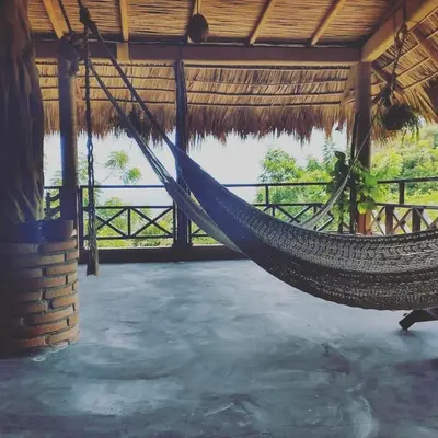 Un balcón o terraza de Casa Yeé Lo Beé San Agustinillo