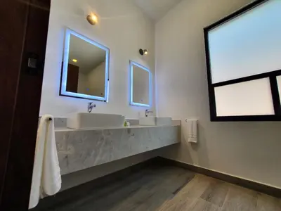 Un baño de Hotel Camino del Bosque Atlixco