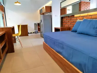 Cama o camas de una habitación en Terraza del Alférez