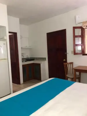 Una cocina o zona de cocina en Las Mariposas Hotel & Studios