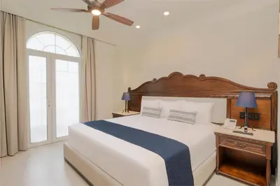 Cama o camas de una habitación en Gran Hotel Mexico by Solaris