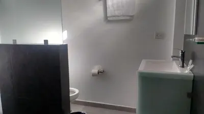 Un baño de HOTEL EL EDEN IXTAPALUCA
