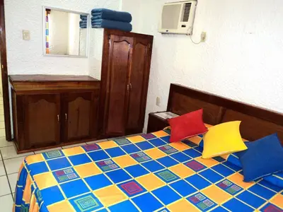 Cama o camas de una habitación en Canadian Resort Veracruz