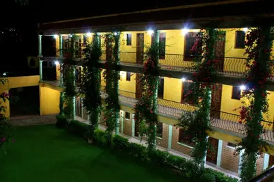 Jardín al aire libre en Hotel Oaxtepec